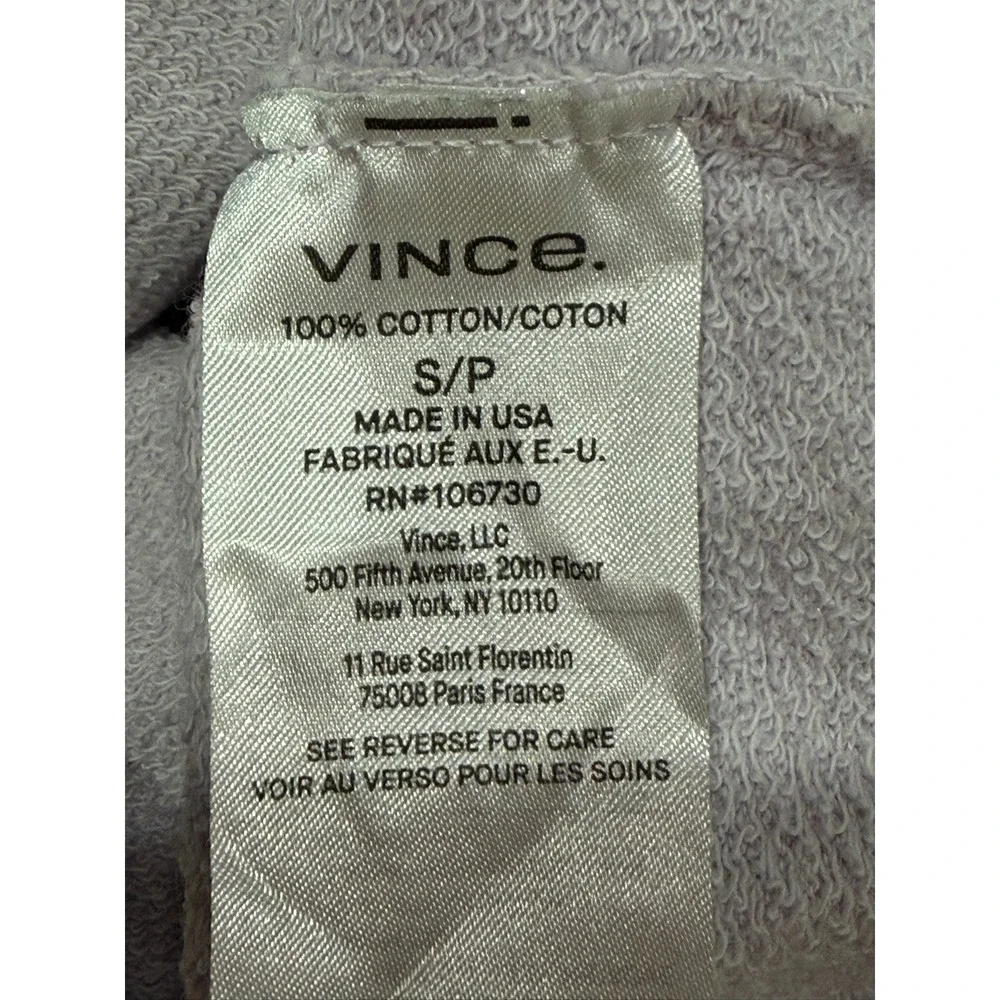 Vince Mens Lavender Purple Cotton French Terry Raglan Sweatshirt M66249990 S